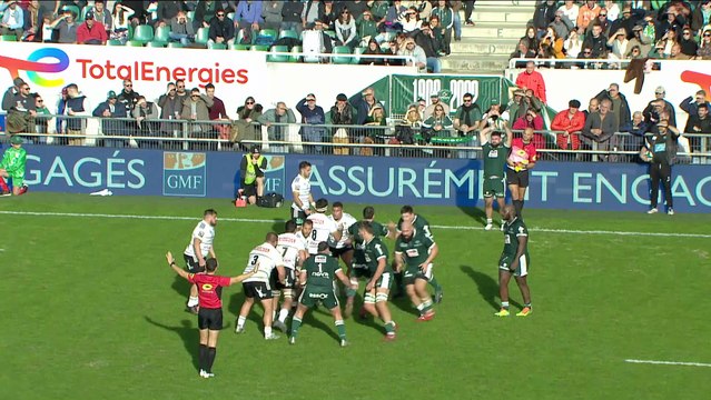 TOP 14 - Essai de Emilien GAILLETON (SP) - Section Paloise - CA Brive - Saison 2022:2023
