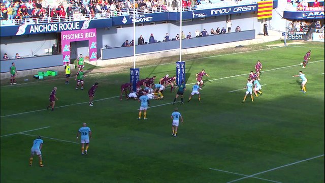 TOP 14 - Essai de Afusipa TAUMOEPEAU (USAP) - USA Perpignan - Union Bordeaux-Bègles - Saison 2022:2023