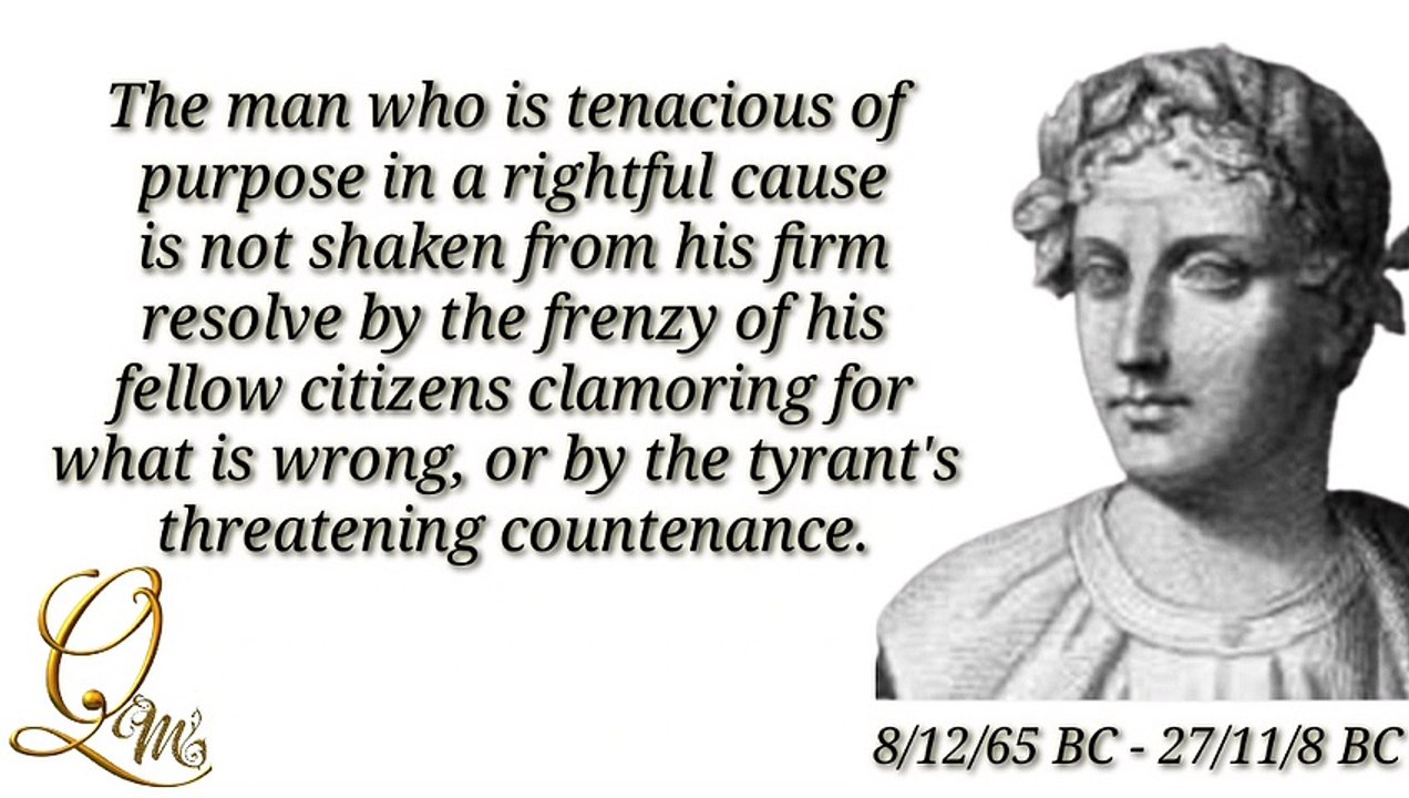 Great Quotes by Horace // The Ancient Roman Poet