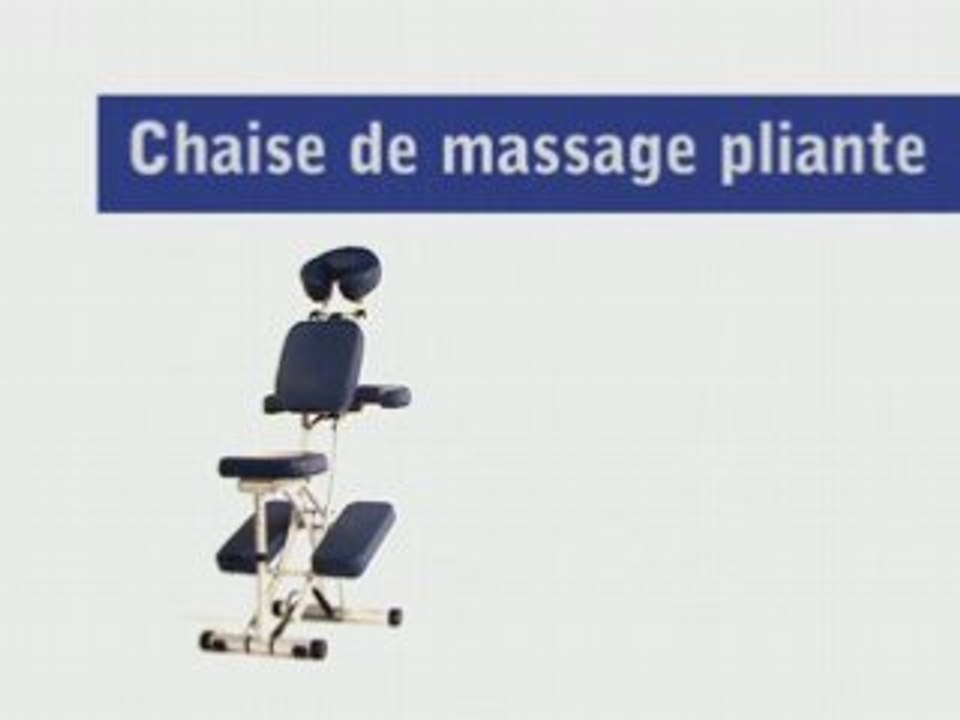 chaise massage pliante pour kinésitherapie chez nmmedical