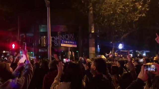 中 코로나 봉쇄 반발 시위 이어져... 시진핑 물러나라 구호도 / YTN