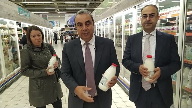 Bir litre şişe süt markette 40 liraya dayandı