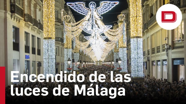 La Navidad en Málaga comienza con el encendido de las luces navideñas
