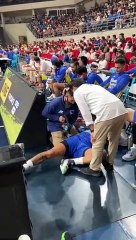 Abueva laying down while being nursed