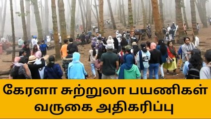 கொடைக்கானல்: கேரளா சுற்றுலா பயணிகள் வருகை அதிகரிப்பு