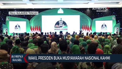 Wakil Presiden Membuka Musyawarah Nasional KAHMI di Kota Palu