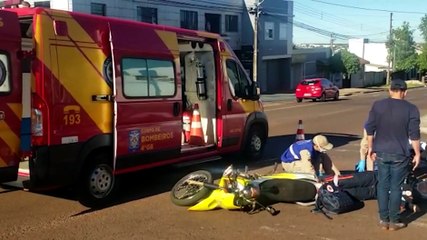 Socorrista do Samu fica ferida em acidente de trânsito no Coqueiral