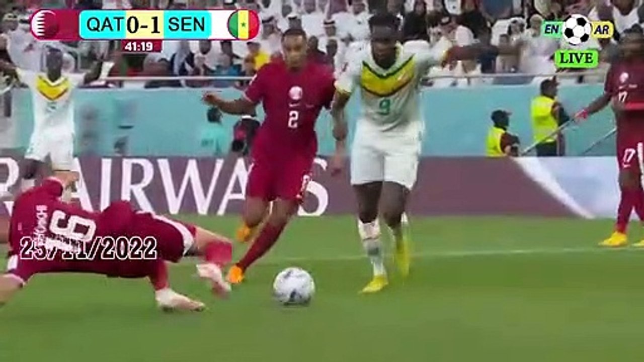Senegal 3-1 Qatar -- قطر1-3السينغال - world cup 2022 كأس العالم