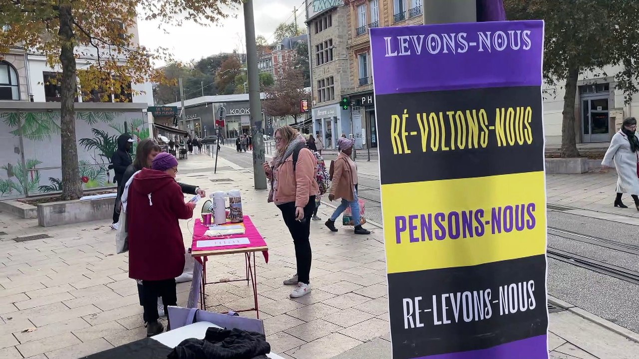 Manifestation stéphanoise pour la Journée internationale pour l’élimination de la violence à l’égard des femmes