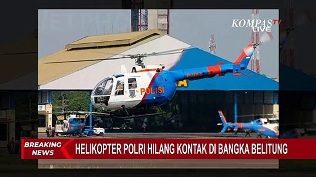 Helikopter Polri Dilaporkan Hilang Kontak di Bangka Belitung!