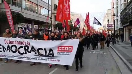CCOO y UGT salen a la calle en Burgos