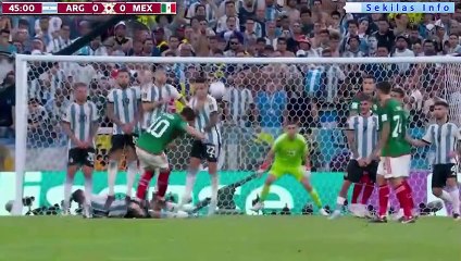 Results & Goals  II  Argentina vs Mexico  II  2 - 0 II WCQ 2022 II 27112022