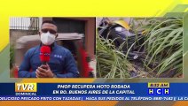 PMOP recupera moto que fue robada en el barrio Buenos Aires de la capital