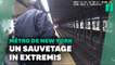 Les images de l’incroyable sauvetage dans le métro new-yorkais