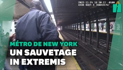 Les images de l’incroyable sauvetage dans le métro new-yorkais