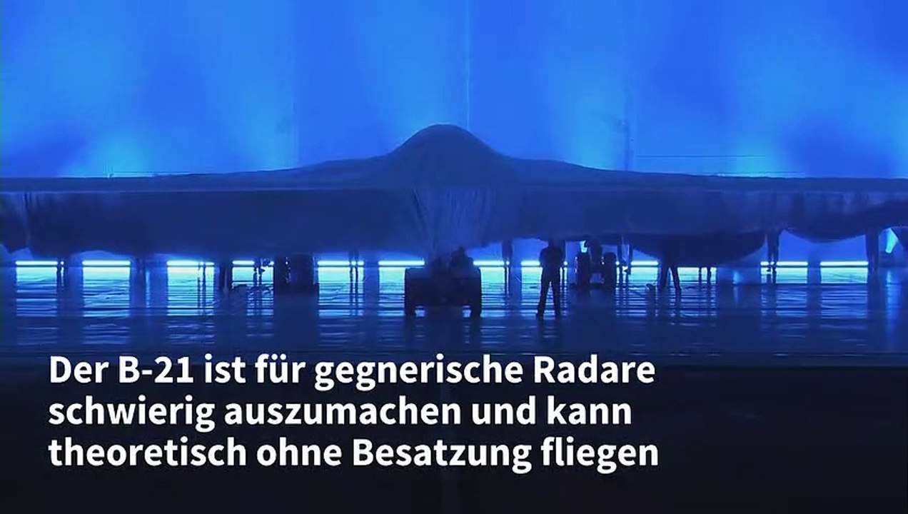 US-Luftwaffe stellt neuen Tarnkappenbomber B-21 vor