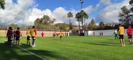 L'entraînement du Standard en stage