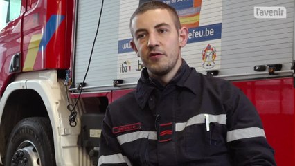 22 mars 2016 - Benoît Verdeyen, pompier en intervention à Maelbeek