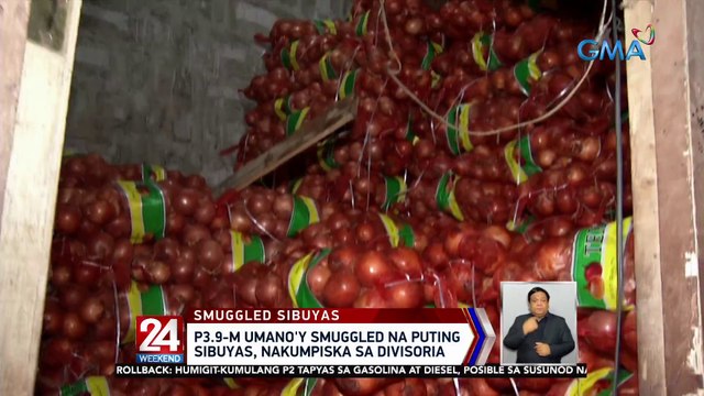 P3.9-M umano'y smuggled na puting sibuyas, nakumpiska sa Divisoria | 24 Oras Weekend