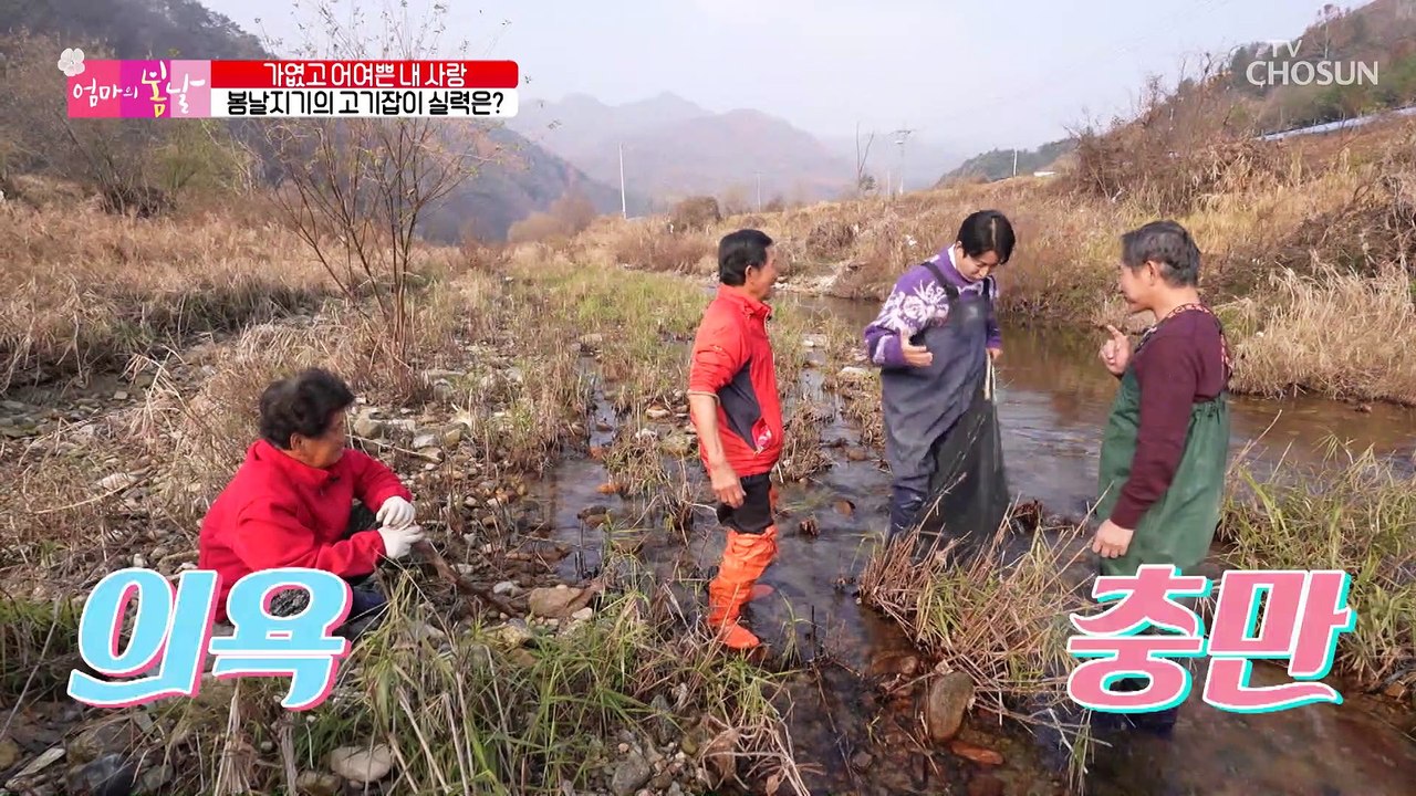 자신감 뿜뿜!! 봄날지기들의 고기잡이 실력은!? TV CHOSUN 20221204 방송