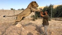 Diyarbakırlı Ahmet, evde beslediği aslanlarına ayda 1.5 tona yakın et yediriyor