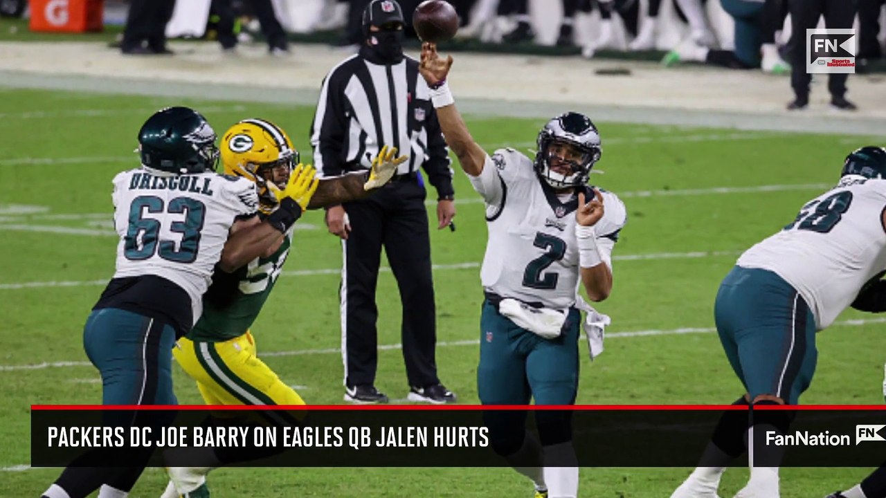 Packers DC Joe Barry on Eagles QB Jalen Hurts - video Dailymotion