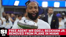 Odell Beckham Jr. Removed From Plane by Miami-Dade Police