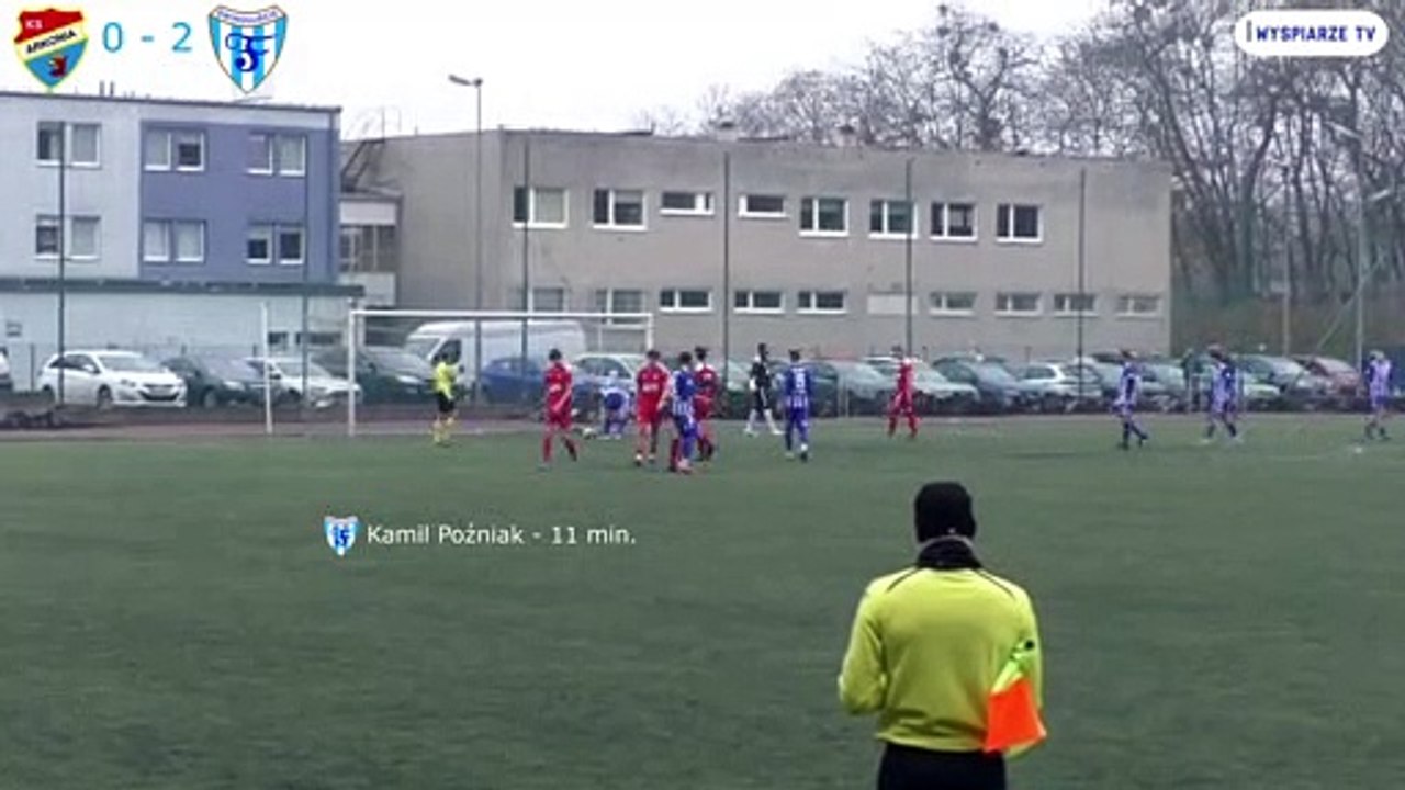 Skrót meczu Arkonia Szczecin 4 - 9 ( 1 - 2 )  Flota Świnoujście | ZZPN Pucharu Polski