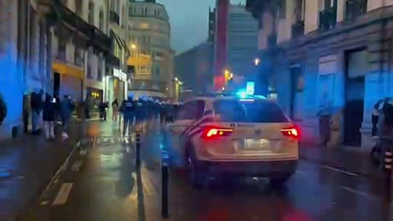Disturbios en Bruselas tras el partido del Mundial Bélgica-Marruecos