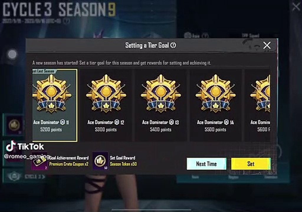 New Season System Set Goal ---- Youtube(Romeo Gaming) _k7romeo(MP4)