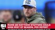 Rams QB Matthew Stafford Could Reportedly Miss Rest of Season