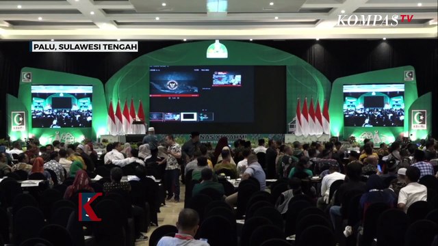 Prabowo Memberikan Pengarahan di MUNAS KAHMI