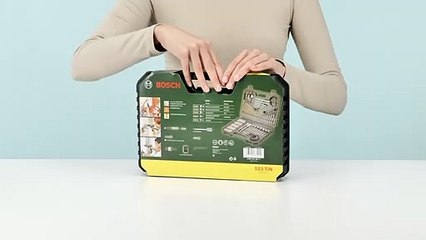 Bosch V-Line Maletín de 103 piezas para bricolaje