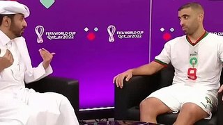 لقاء عبد الرزاق حمدالله بعد الفوز على بلجيكا 2-0