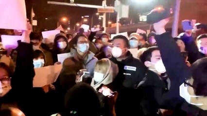 Clashes in Shanghai as COVID protests flare across China