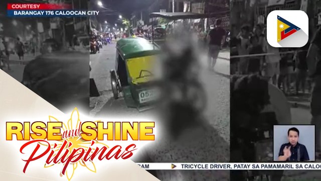 Tricycle driver, patay sa pamamaril sa Caloocan City; Anggulo ng pagpatay sa biktima, may kinalaman umano sa iligal na droga ayon sa pulisya