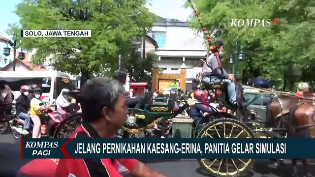 Simulasi Jelang Pernikahan Kaesang-Erina, dari Kirab Kereta Berkuda Hingga Adat Ngunduh Mantu