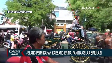 Simulasi Jelang Pernikahan Kaesang-Erina, dari Kirab Kereta Berkuda Hingga Adat Ngunduh Mantu