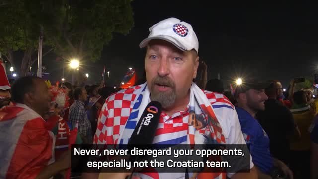 Croatia fans celebrate with Canada proud despite exit