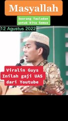 gaji ustadz abdul somad di youtube