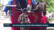 Ratusan Warga Antre Demi Sembako Murah