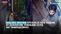 Maling Motor Spesialis Kos-kosan di Sukabumi Terekam CCTV, Ini Tampangnya!