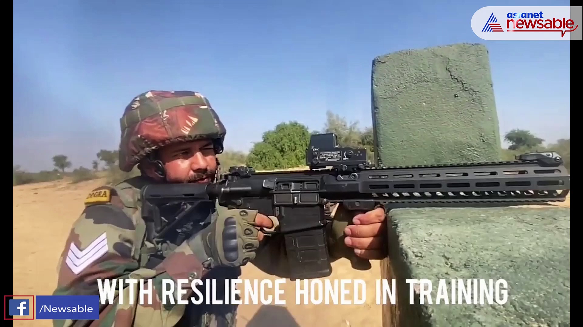 Australian Army is conducting training ops with India in Rajasthan