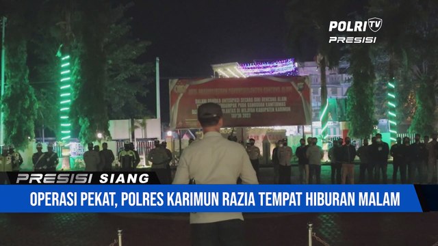 Operasi Pekat, Polres Karimun Razia Tempat Hiburan Malam