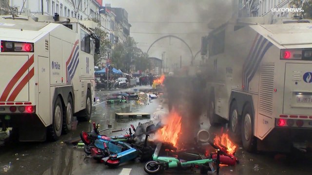 Этнические марокканцы устроили погромы в Брюсселе и других городах