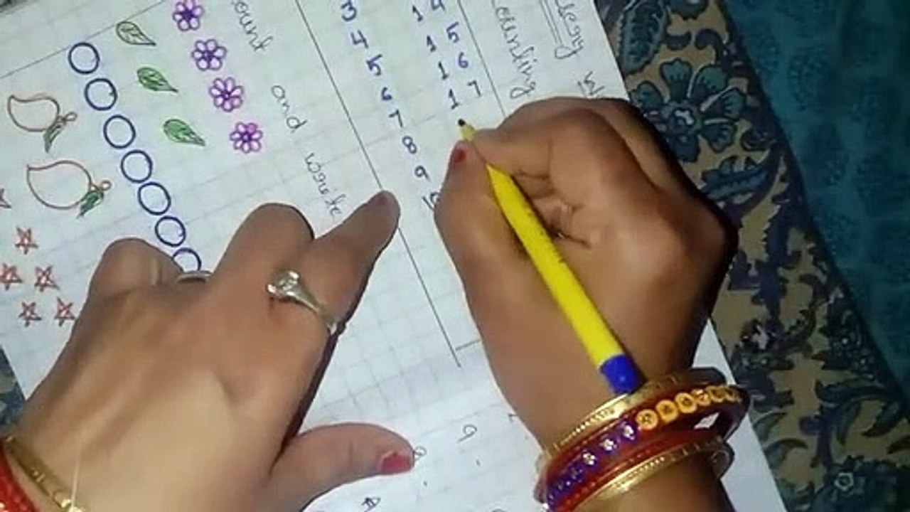 Nursery maths worksheet_Revision worksheet_