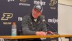 Jeff Brohm on Aidan O'Connell following Purdue's win over Indiana