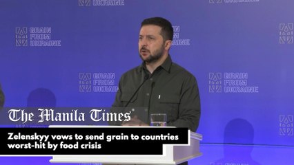 Zelenskyy vows to send grain to countries worst-hit by food crisis