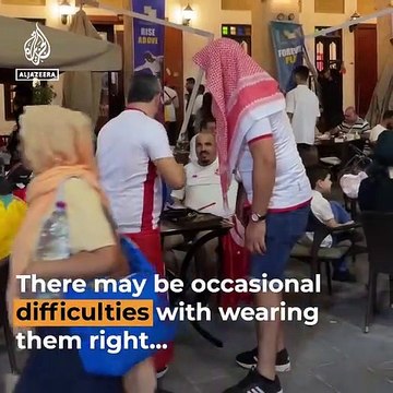 Qatari “thobes” win foreign fans at World Cup - Al Jazeera Newsfeed
