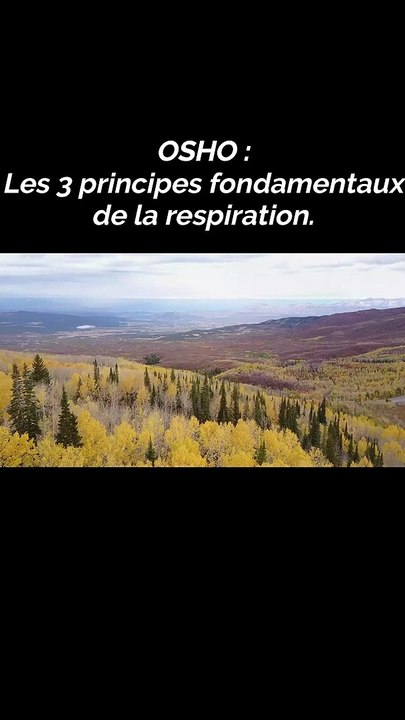 La respiration à quoi ça sert ? OSHO - LE LIVRE DES SECRETS